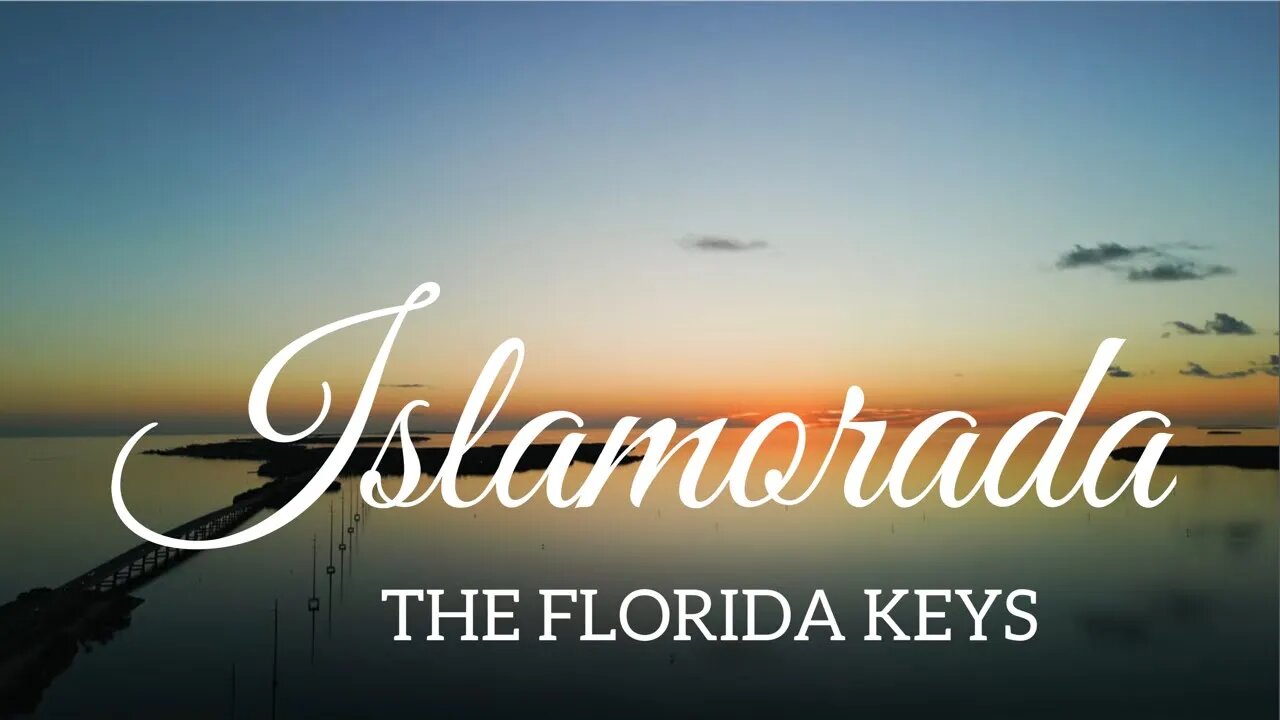 Cinematic Islamorada Florida a Spectacular Florida Keys Sunset in Lower Matecumbe 4K