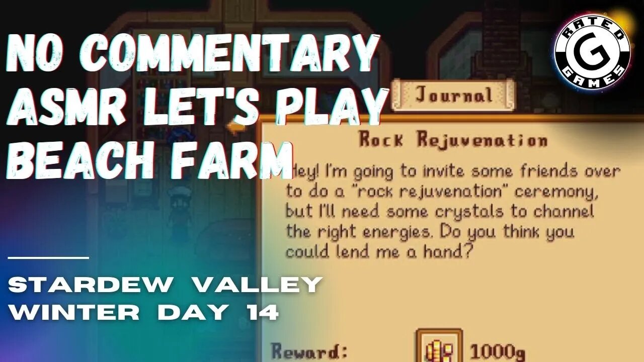 Stardew Valley No Commentary - Family Friendly Lets Play on Nintendo Switch - Winter Day 14