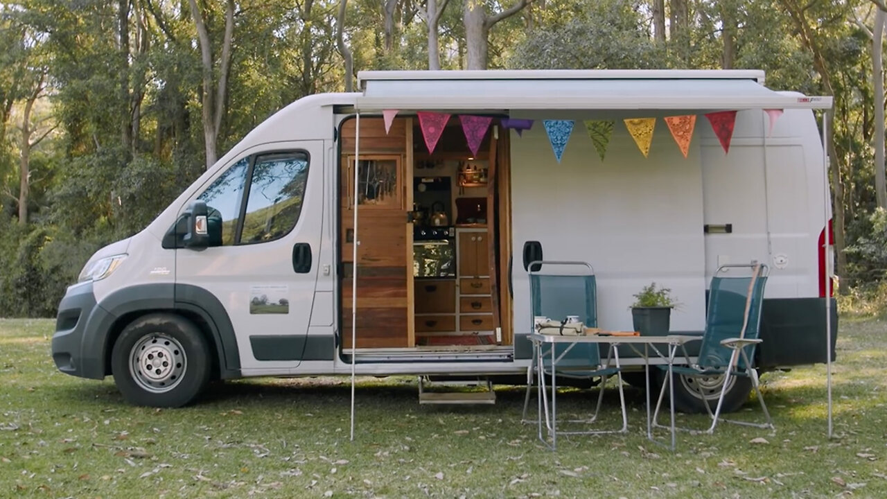 Clare's Beautifully Crafted Camper Van