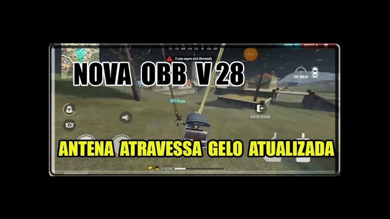 NOVO WALLHACKER OBB V28 ☣️ANTENA + GELO INVISÍVEL ATUALIZADO 😱 HACKER FREE FIRE 🔺🙅🏼♂️