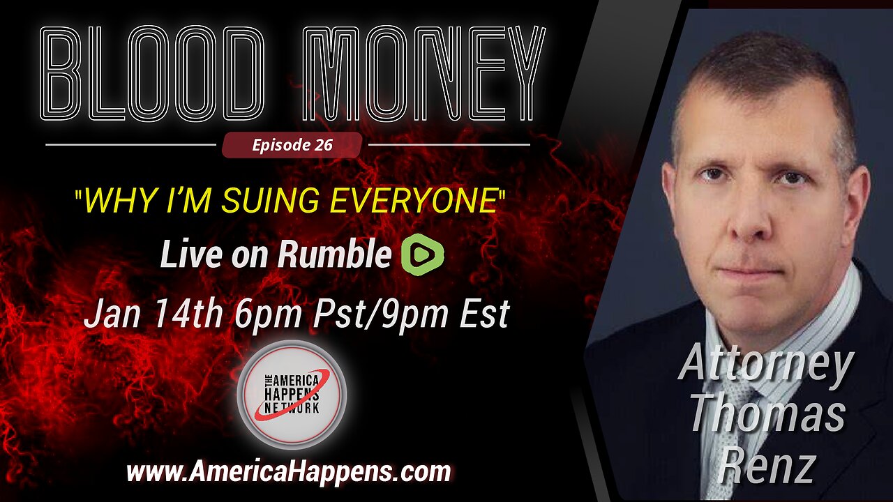 Why Im Suing Everyone w/ Thomas Renz (Blood Money Episode 26)