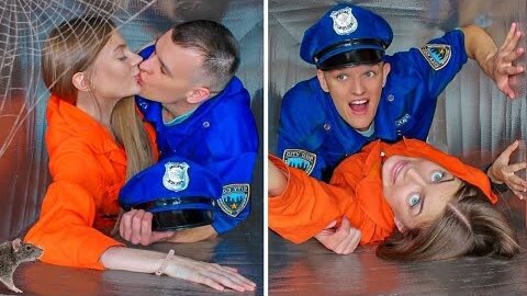 My crush runs a prison! Mariana and Vova in Jail 😱