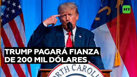 Revelan el monto de la fianza de Trump en el caso de una presunta injerencia electoral en Georgia