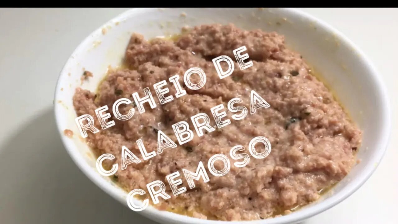 Semana Especial de Recheios Salgados - Recheio de Calabresa Cremoso