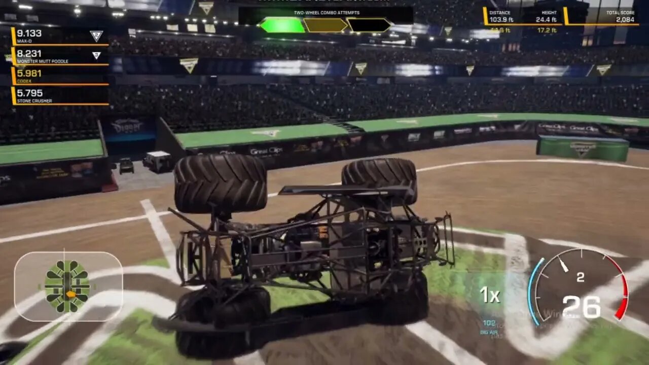Monster jam 2022 avto drift ucan maşın