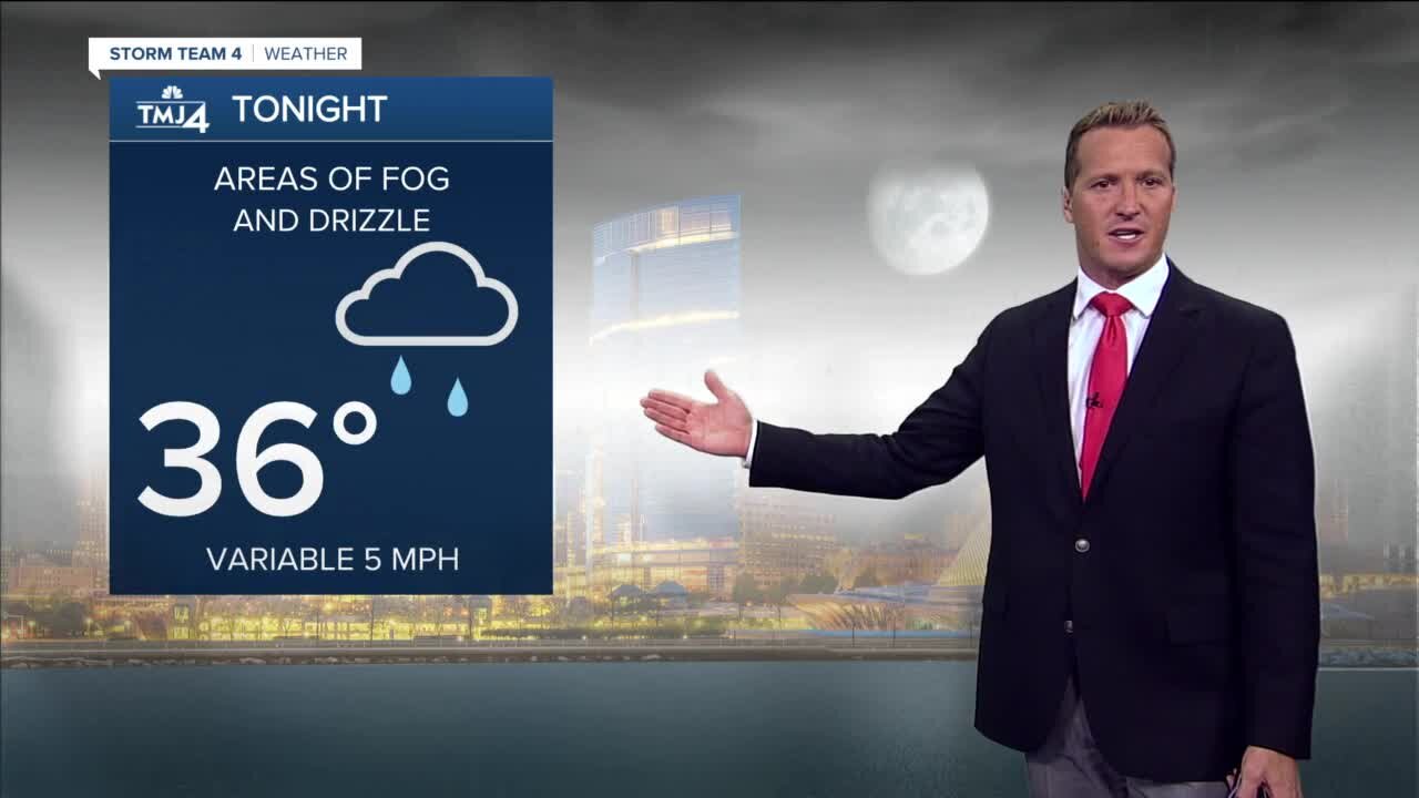 Patchy fog and drizzle tonight, lows in the 30s