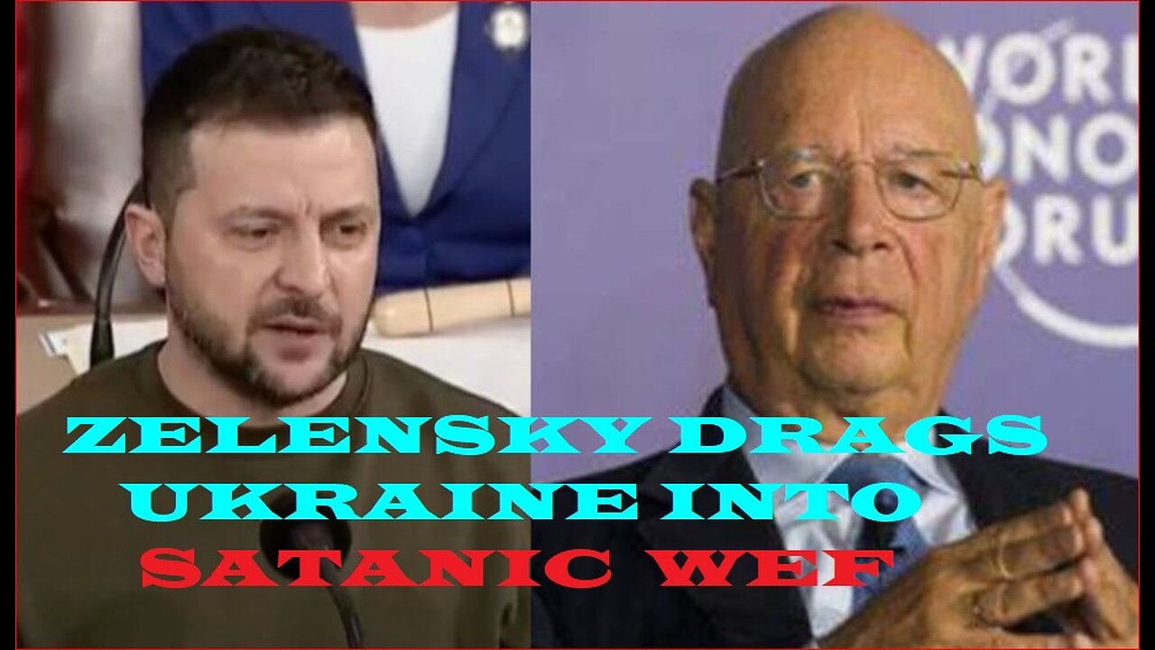 Ukraine & Zelensky joins the WEF in Davos then get Black Rock cash!