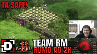 Tá Safe! Black Forest de Hunos no RUMO AO 2k TEAM RM do Age of Empires 2