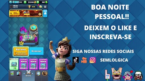 ✅LIVE DA CONTA NOOB - VAMOS SUBIR TROFÉUS