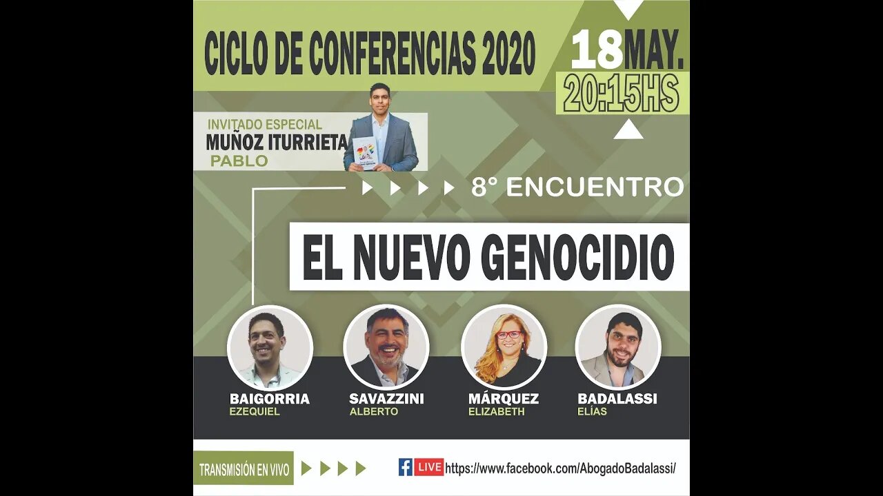 Pablo Muñoz Iturrieta en el Ciclo de conferencias 2020