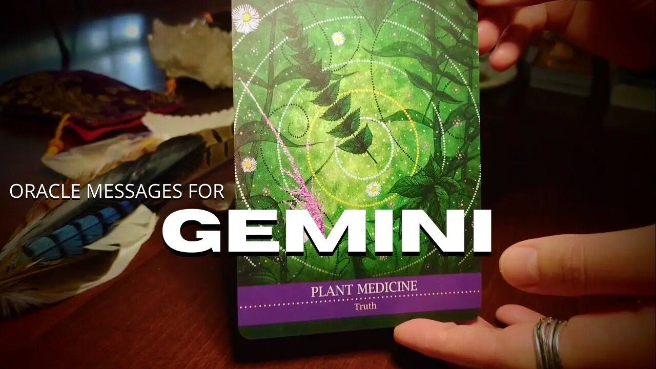 Wow Gemini This Tarot Reading Today - TRUE NORTH, PLANT MEDICINE, ACTION - Oracle Messages For You