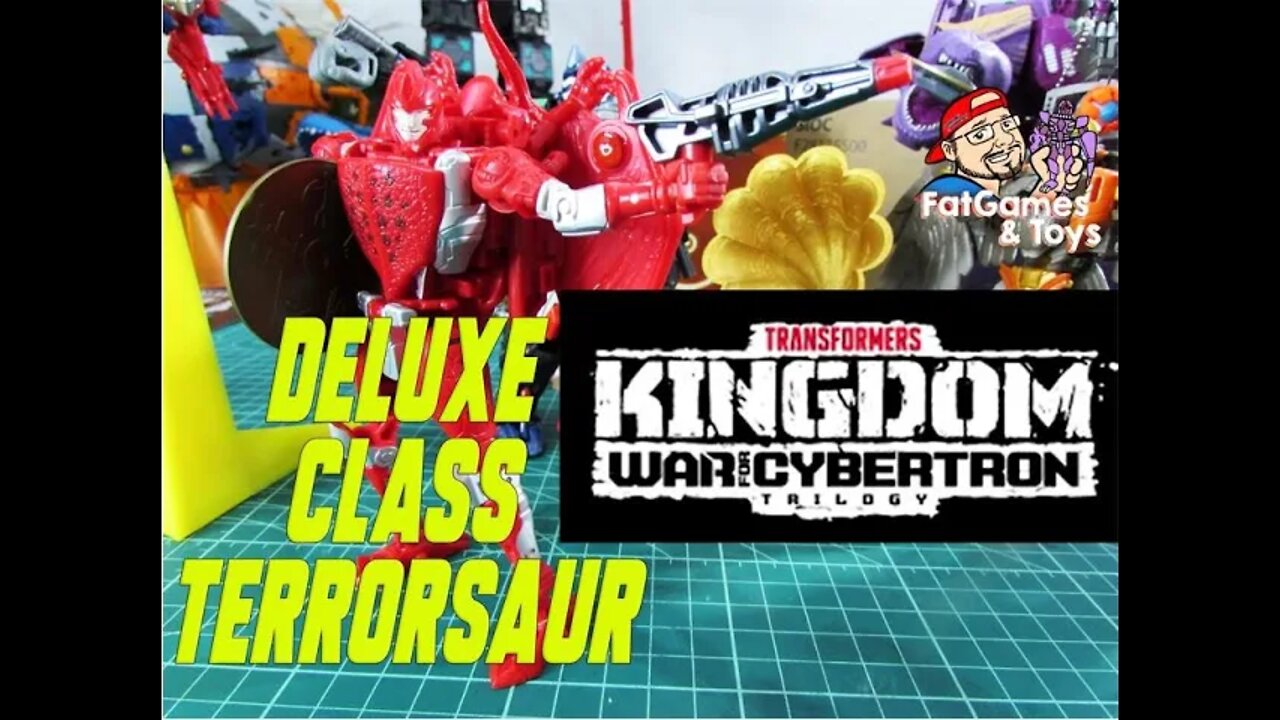 ⚠️🦖Transformers Kingdom Golden Disk Collection Deluxe Class Terrorsaur Review