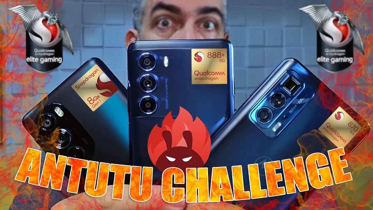 Snapdragon 8 Gen 1, Snapdragon 888+ e Snapdragon 870, INSANO!!! Antutu Challenge