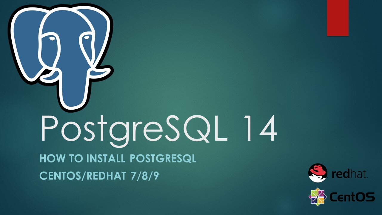 How to install PostgreSQL