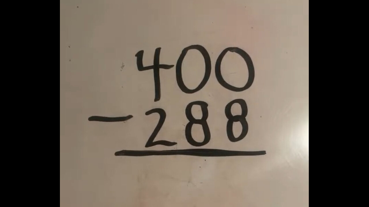 3 Digit Subtraction with Regrouping