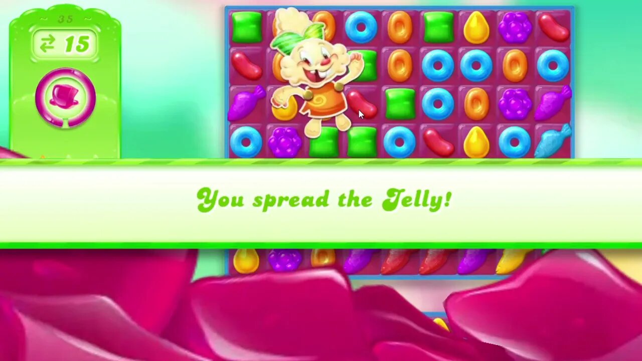 Candy Crush Jelly Saga Level 35