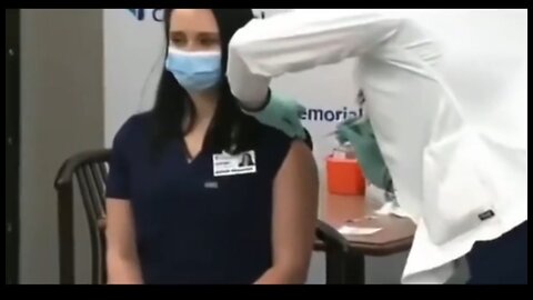First person to receive the covid injection on Live TV...