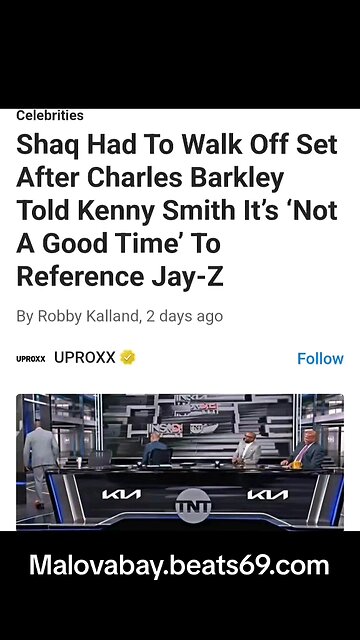 Shaq Had To Walk Off Set After Charles Barkley Told Kenny