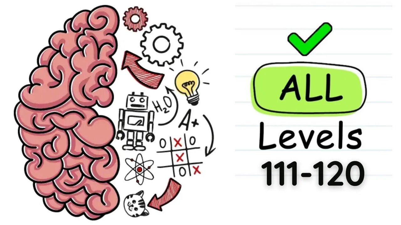 Brain Test Tricky Puzzle All Levels 111-120 Solution