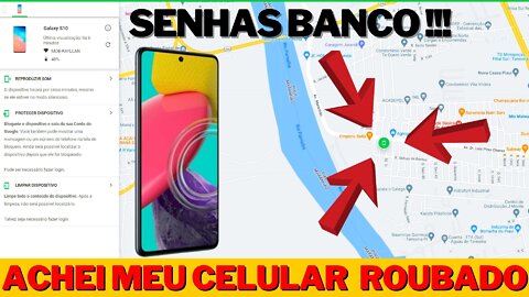 COMO LOCALIZAR MEU CELULAR ROUBADOO QUE FAZER RECUPERAR SENHAS DE BANCO #inter #nubank #bradesco