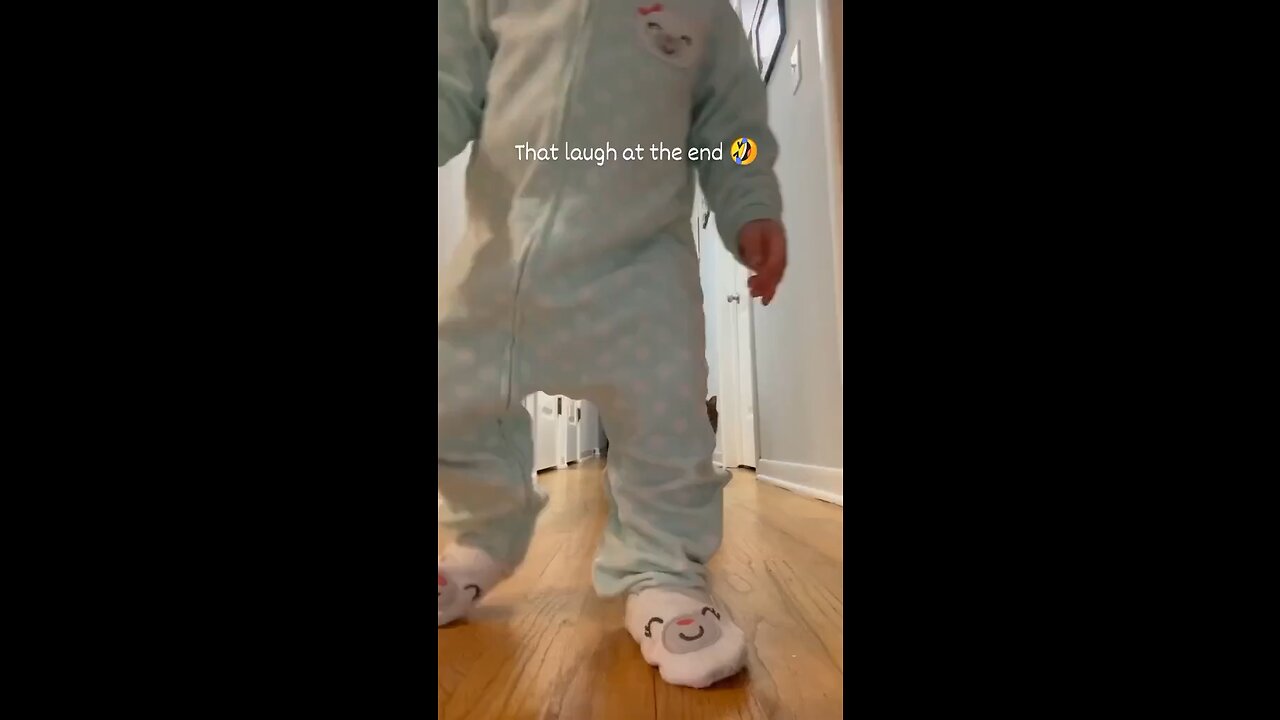 Cute little baby 🤣
