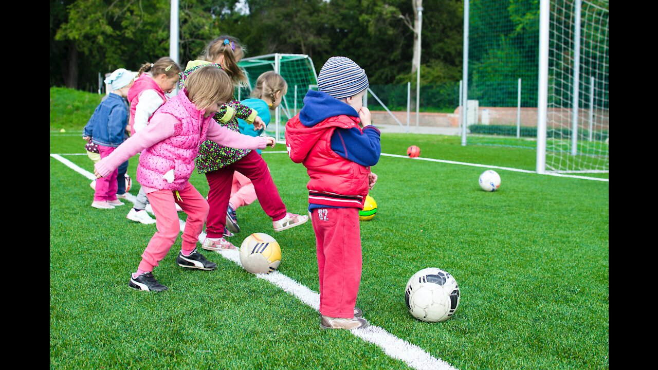 Children's soccer talents