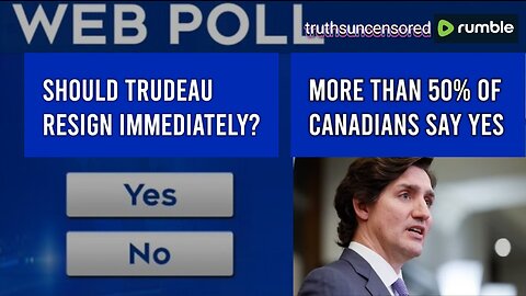 New poll shows over 50% of Canadians want Trudeau to resign