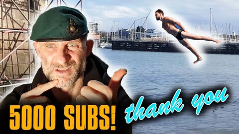 Crazy ROYAL MARINE Dives In FREEZING Sea! 5000 Subs