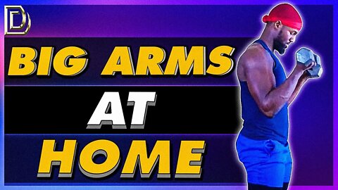 Quick 15 Minute Dumbbell Arm Workout|(GROW DEM SKINNY ARMS)