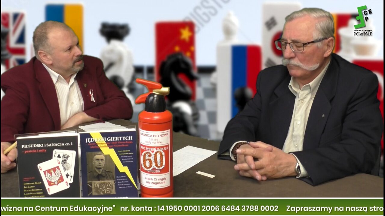 Jerzy Zieliński: Strach jajko element manipulacji ludźmi - czy możliwy jest pokój na wielkiej szachownicy polityki międzynarodowej? Wojny wygrywa się głową a nie mieczem, rola frankistów czyli chazarii w Polsce...