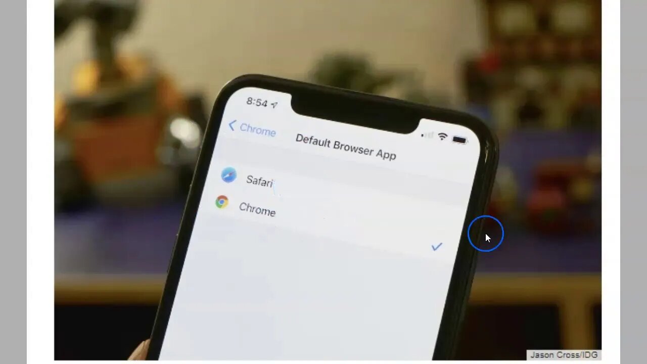 How To Change Default Browser On iPhone - After iOS 14 Install - To Chrome From Safari