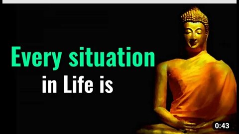 Every situation in life is...