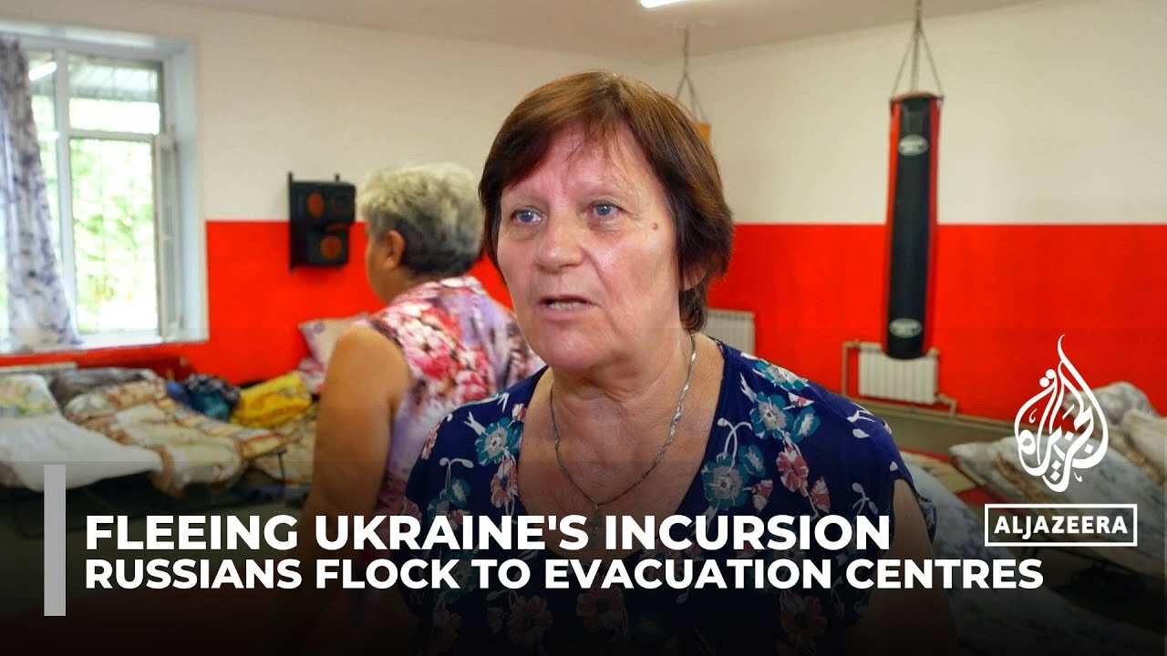 Fleeing Ukraine's incursion: Sporadic shelters pop up in Kursk and its suburbs