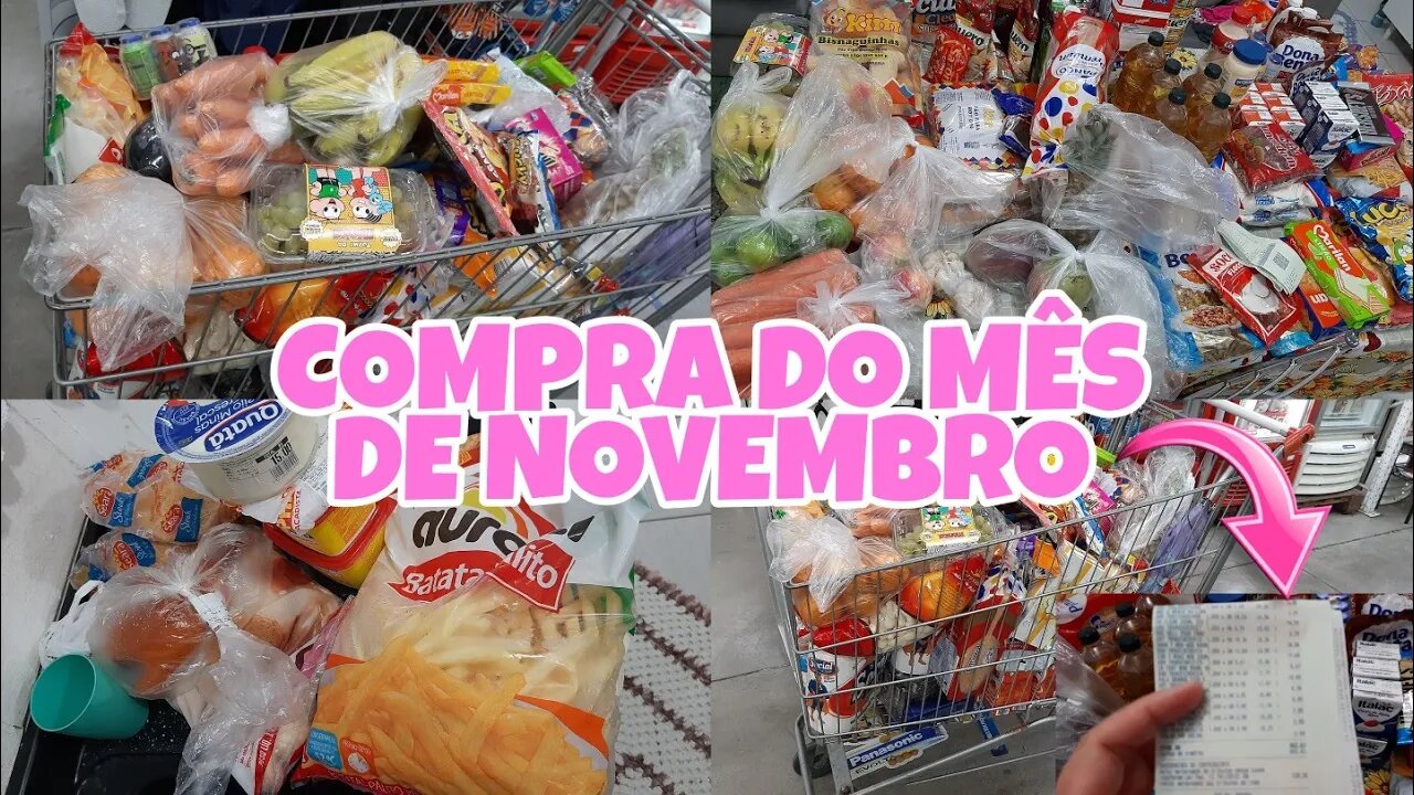 COMPRA DO MÊS +QUANTO CUSTOU