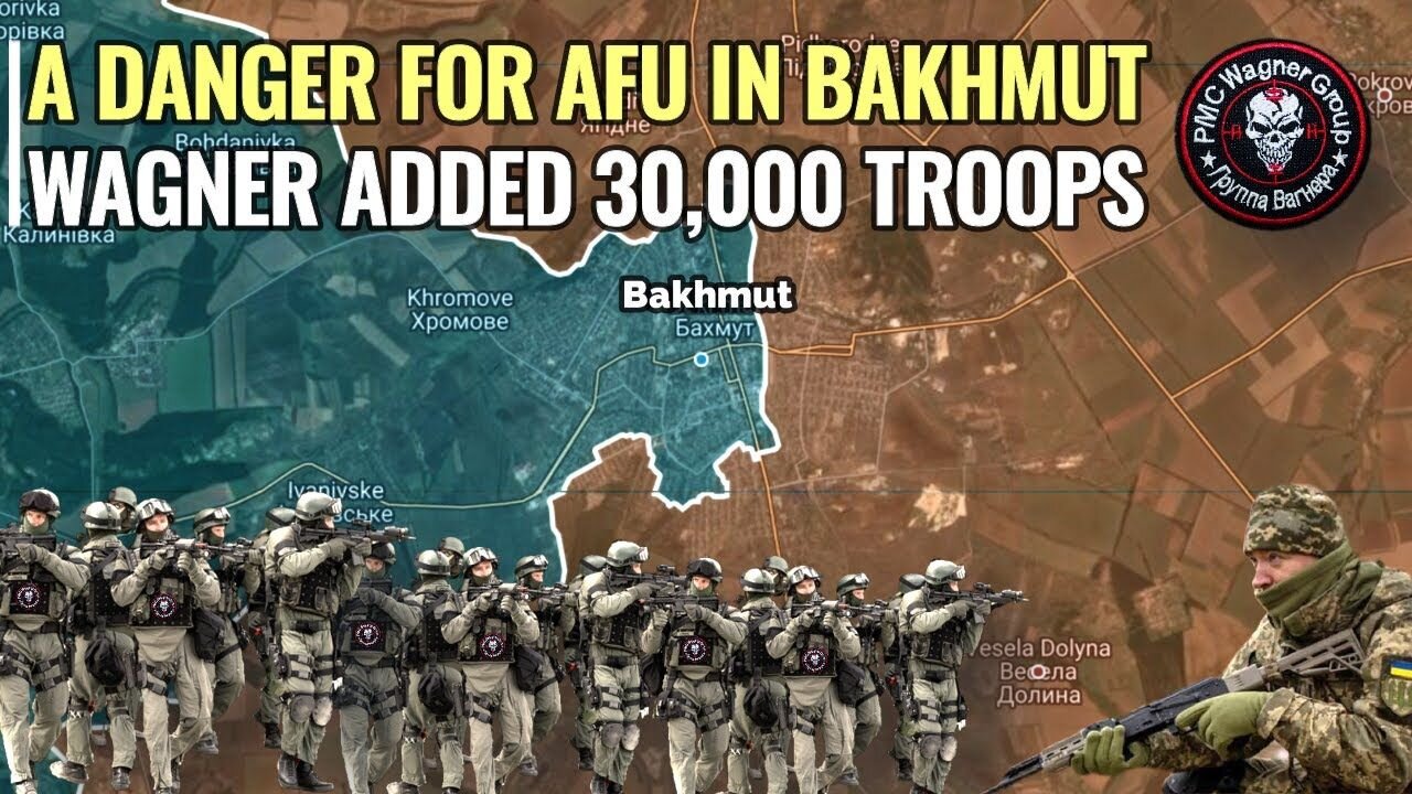 Wagner captured 70% of Bakhmut while training the bravest auxiliary troops