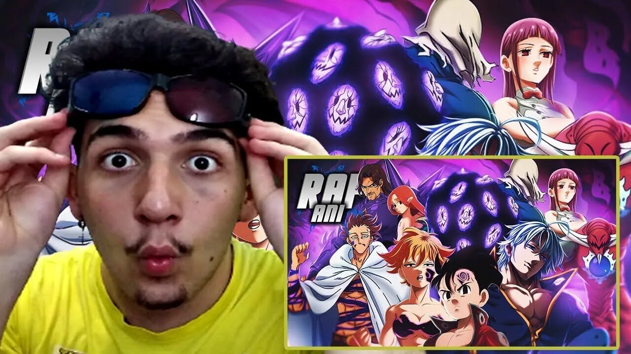 Rap dos 10 Mandamentos 『 Nanatsu no Taizai 』|ESPECIAL DE 100K| AniRap (Prod. Hunter) [ React ]