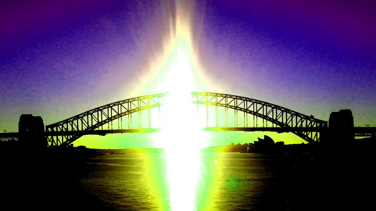 Sydney Summer Solstice Sunrise and Sunset , Harbour and Gladesville Bridges