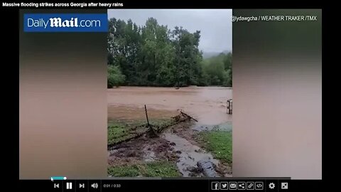 Massive flooding hits Georgia