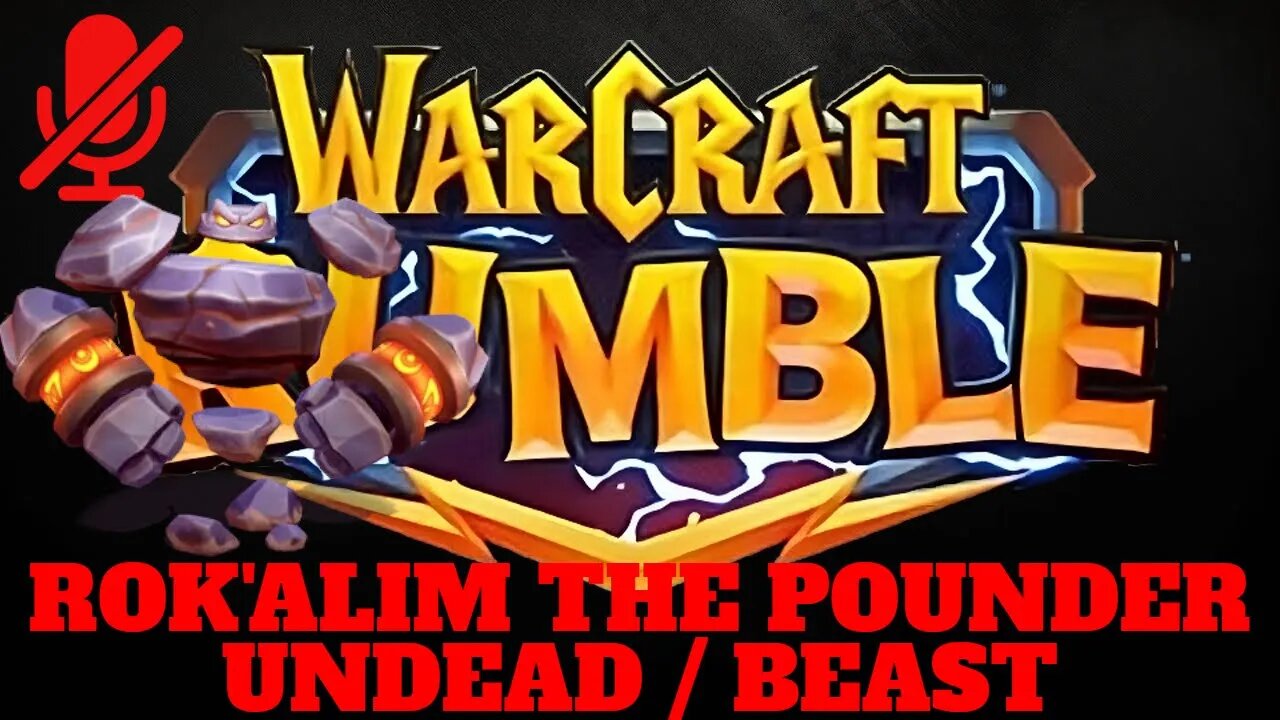 WarCraft Rumble - Rok'Alim the Pounder - Undead + Beast