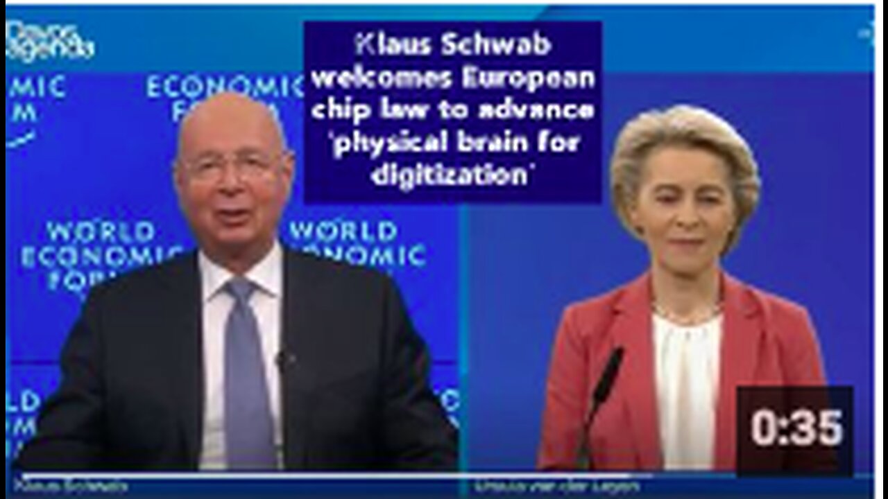 Klaus Schwab welcomes European chip law to advance ‘physical brain for digitization’