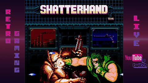 LIVE: First Play NES Shatterhand 1CC - No Commentary | OG Hardware / OSSC Upscaler 1080p 60fps