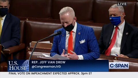 JEFF VAN DREW LINK ARMS AND HEAL IMPEACHMENT 2nd Impeachment in the House January 13th 2021