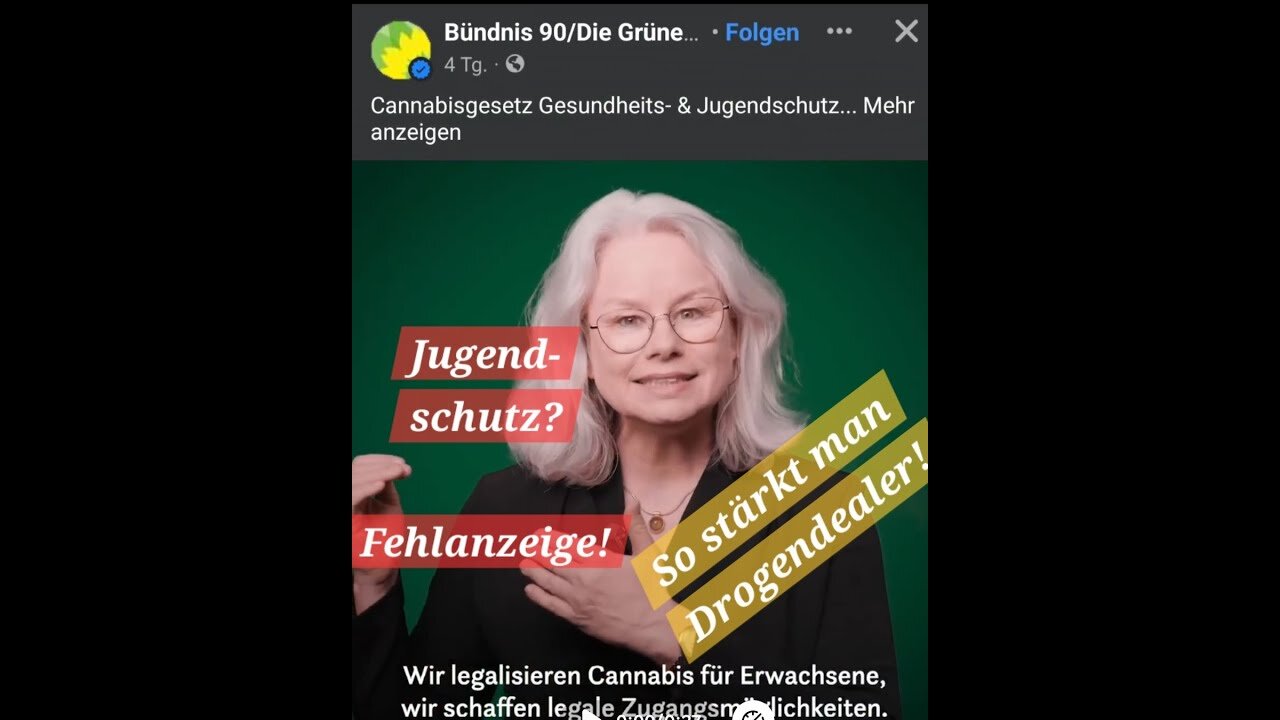 Gefährliche Drogenlegalisierung d. Ampel: Ich decodiere das Video der grünen Gesundheitspolitikerin