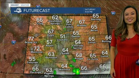 Clearing skies and milder temps Saturday