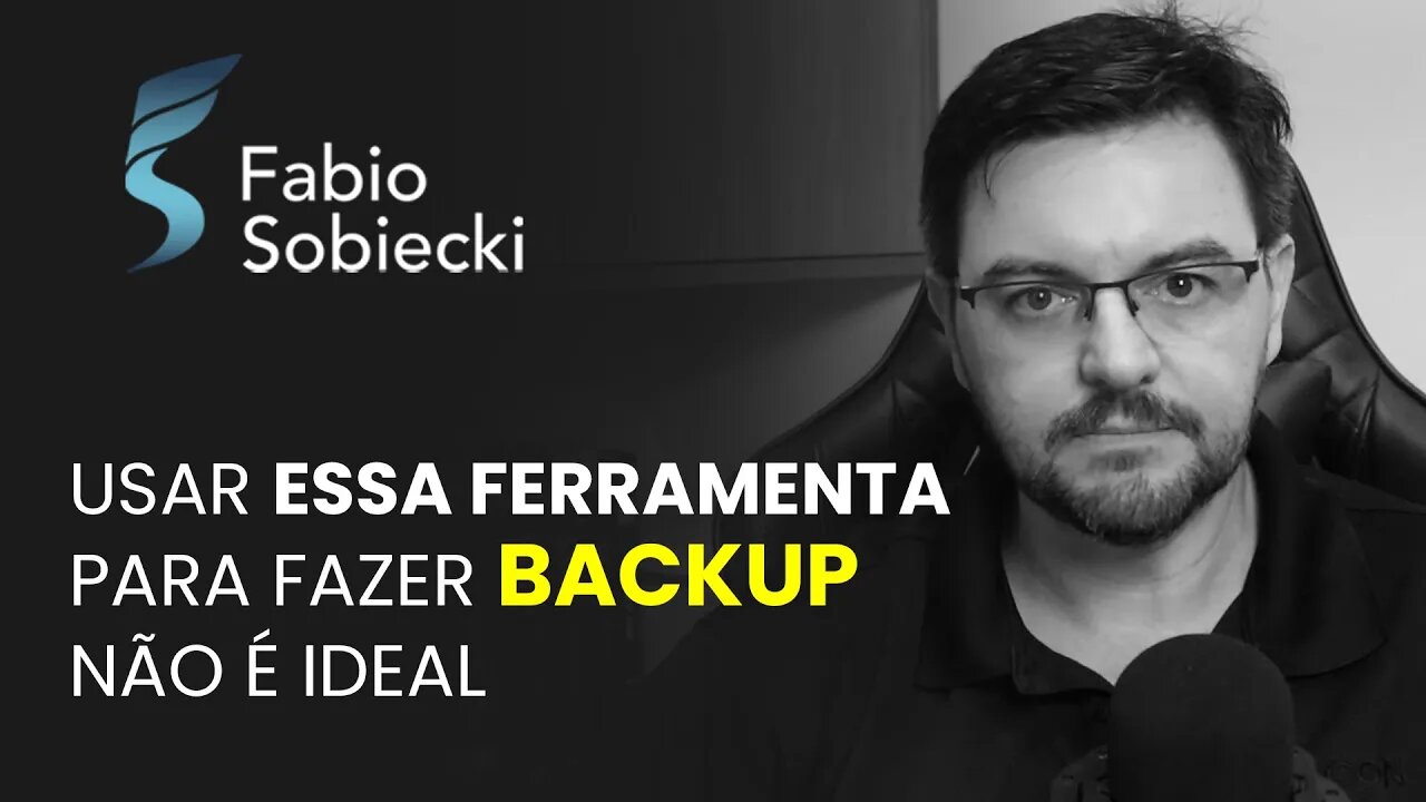 USAR ESSA FERRAMENTA PARA FAZER BACKUP NÃO É IDEAL | CORTES