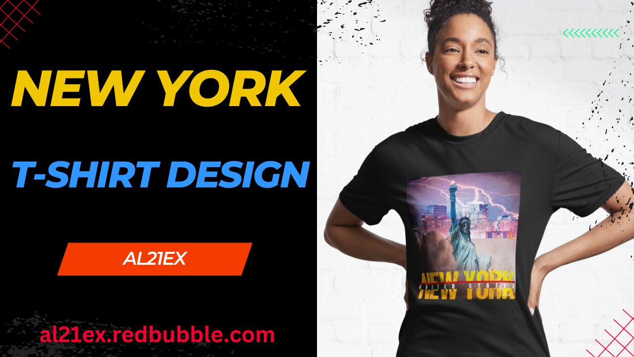 NEW YORK URBAN STYLISH T-SHIRT & MERCH DESIGN by al21ex