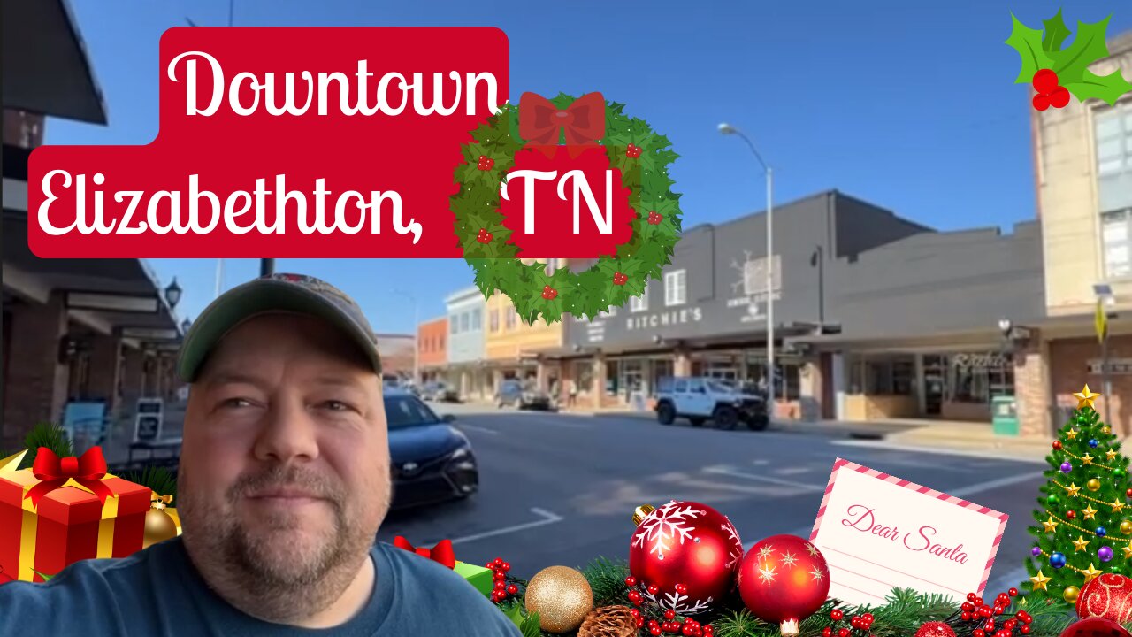 Christmas Shopping in Downtown Elizabethton, Tennessee 🎁