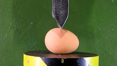 Rubber Egg Vs Hydraulic Press