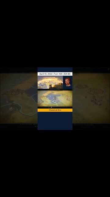 #oneturnadaychallenge #civ6 – Turn 103 - ERUPTION! #shorts