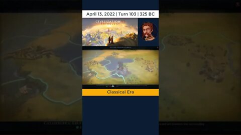 #oneturnadaychallenge #civ6 – Turn 103 - ERUPTION! #shorts